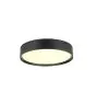 SLV Decona 30 Ceiling Light Aluminium Black Round 17W 1710lm - 930-940 CCT | IP44 - Best Colour Rendering - Dimmable 