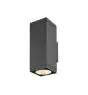 SLV Theo Pro L Wall Light Aluminium White 15W 1800lm - 827 Extra Warm White | Outdoor - IP65