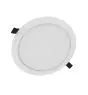 Ledvance Downlight Slim Alu White 19W 1900lm 90D - 830 Warm White | Cutout 205mm - IP44 