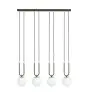 Emibig Pendant Glam Steel Black | Suitable for 4x E14 - Max 10W