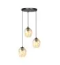 Emibig Pendant Istar Steel Black | Suitable for 3x E27 - Max 10W