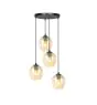 Emibig Pendant Istar Steel Black | Suitable for 4x E27 - Max 10W