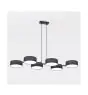 Emibig Pendant Drumz Steel Black | Suitable for 6x E14 - Max 10W