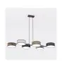 Emibig Pendant Drumz Steel Black | Suitable for 6x E14 - Max 10W