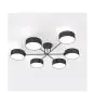 Emibig Ceiling Light Maga Steel Black | Suitable for 6x E14 - Max 10W