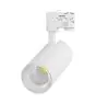 Noxion LED Track Spot 3-Phase Ecowhite Aluminium White 30W 2960lm 36D - 830 Warm White | UGR <19