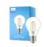 Philips Corepro LED Bulb E27 Pear Clear 4.3W 470lm - 827 Extra Warm White | Replaces 40W