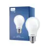Philips Master LED E27 Pear Filament Frosted 3.4W 470lm - 922-927 Dim To Warm | Best Colour Rendering - Dimmable - Replaces 40W