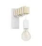 Eglo Wall Light Townshend Steel White | IP20 - Suitable for 1x E27 