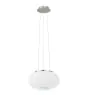 Eglo Pendant Optica Steel Satin Nickel | Suitable for 2x E27