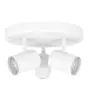 Eglo Ceiling Spot Consuma 1 Steel White | Suitable for 3x GU10