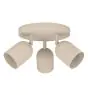 Eglo Ceiling Spot Tilston Steel Sandy | Suitable for 3x E14
