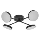 Ledvance LED Decor Spot Moon Steel Black 21W 1120lm - 830 Warm White | Cross