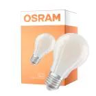 Osram Classic LED E27 Pear Filament Frosted 7.2W 1521lm Ultra Efficiency - 840 Cool White | Replaces 100W