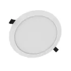 Ledvance Downlight Slim Alu White 19W 1900lm 90D - 830 Warm White | Cutout 205mm - IP44 