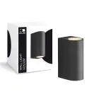 D'Lite Wall Light Vossem Black Up & Down| IP54 - Suitable For 2x GU10