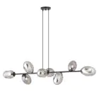 Emibig Pendant Pandora Steel Black | Suitable for 8x E14 - Max 10W