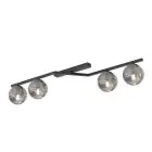 Emibig Ceiling Light Naton Steel Black | Suitable for 4x E14 - Max 10W