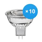 Multipack 10x Noxion LED Spot GU5.3 MR16 7.5W 621lm 36D - 830 Warm White | Dimmable - Replaces 50W