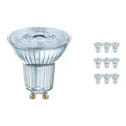 Multipack 10x Ledvance  Performance LED Spot Reflector GU10 PAR16 3.4W 230lm 36D - 927 Extra Warm White | Best Colour Rendering - Dimmable - Replaces 35W