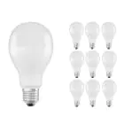 Multipack 10x Ledvance  Classic LED E27 Pear Frosted 19W 2452lm - 827 Extra Warm White | Replaces 150W