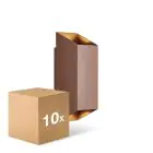 Multipack 10x Nordlux Nico Wall Light Aluminium Rusty Up & Down | IP54 - Suitable for 2x GU10