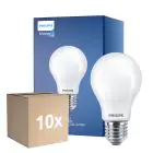 Multipack 10x Philips Master LED E27 Pear Filament Frosted 5.9W 806lm - 922-927 Dim To Warm | Best Colour Rendering - Dimmable - Replaces 60W