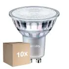 Multipack 10x Philips MASTER Value LED Spot GU10 PAR16 3.7W 380lm 36D - 940 Cool White | Best Colour Rendering - Dimmable - Replaces 50W