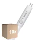 Multipack 10x Ledvance LED Tube T5 AC Mains P Mains (AC) High Output 18W 2550lm - 830 Warm White | 85cm - Replaces 39W