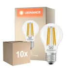 Multipack 10x Ledvance Classic LED E27 Pear Filament Clear 11W 1521lm - 827 Extra Warm White | Replaces 100W