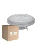 Multipack 50x Noxion LED Spot G53 AR111 7.4W 450lm 24D - 930 Warm White | Best Colour Rendering - Dimmable - Replaces 50W