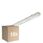 Multipack 10x Philips LED Waterproof Batten WT050C | Suitable For 2x150cm LED Tube