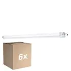 Multipack 6x Ledvance LED Waterproof Batten 33W 3960lm - 840 Cool White | 120cm