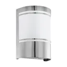 Eglo Wall Light Cerno 2 Stainless Steel | IP44 - Suitable for 1x E27 - Light Sensor