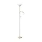 Eglo Floor Lamp Up 2 Steel Satin Nickel | IP20 - Suitable for 1x E27 