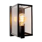 Eglo Wall Light Budrone Steel Black | IP44 - Suitable for 1x E27