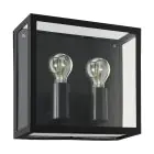 Eglo Wall Light Alamonte 1 Steel Black | IP44 - Suitable for 2x E27