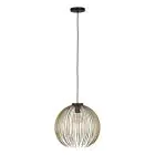 Eglo Pendant Venezuela Black, Gold | Suitable for E27