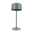 Eglo Table Lamp Roccanova Solar Steel Green 2W 270lm - 830 Warm White | IP44 - Touch Dimmable - USB-C