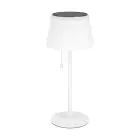 Eglo Table Lamp Scordiano Solar Steel White 2W 220lm - 830-840-865 CCT | IP44 - USB-C