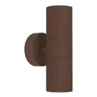 Eglo Wall Light Tomelloso Outdoor Aluminium Rusty Up & Down | Suitable for 2x GU10
